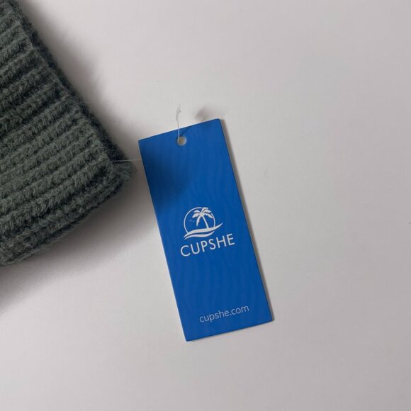 Honeycomb Knit V-Neck Mini Sweater Dress (New with Tags) - Picture 4 of 4